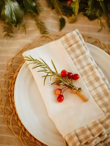 Napperon bohème en jacinthe d'eau tissée, décor de table ou de maison, fabriqué au Vietnam, pas cher, vente en 2022 - Product Image 5