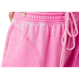 Pantaloni da Casa in Pile Rosa Morbido per Donna Free People, Taglia Media, Elastico in Vita con Chiusura a Coulisse, Logo Personalizzabile - Product Image 3