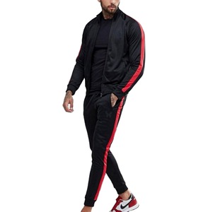 Conjunto de chándal con logotipo personalizado para hombre, venta al por mayor, traje de gimnasio para correr, ropa deportiva - Product Image 1