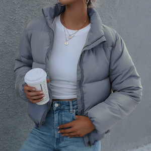 Hot Sell Custom Logo Reversible Waterproof Winter Coat Puffer Jacket for Women Streetwear - Product Image 1
