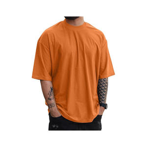 Camiseta extragrande a la moda para hombre, camisetas atléticas de cuello redondo, Camiseta básica de algodón de manga corta Premium suave informal - Product Image 6