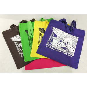 High Quality 100% Heavy Canvas Tote <b>Bags</b> Promotional <b>Medium</b> Beach <b>Bag</b> Letter Pattern Recyclable Cotton Tote <b>Bag</b> for Advertising - Product Image 2