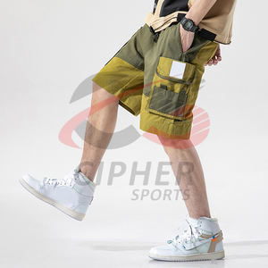 Pantalones cortos cargo de utilidad de fabricación OEM para hombre, ropa de calle, pantalones cortos con múltiples bolsillos, Bermudas, pantalones cortos cargo de nailon para hombre - Product Image 6