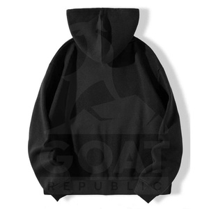 Sudadera con Capucha de Diseño Personalizado, 100% Algodón, con Pedrería, Forro Polar, Estilo Urbano, Cierre Completo, para Hombre, Alta Calidad - Product Image 3