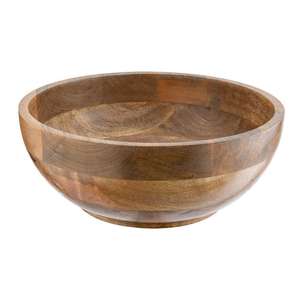 Cuenco para servir ensalada de madera pulida oscura envejecida hecho a mano respetuoso con el medio ambiente personalizado diseño clásico moderno logotipo personalizado opción para fiestas - Product Image 5