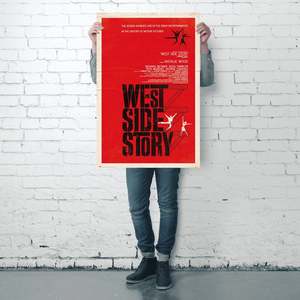Póster de arte moderno de West Side Story de 1961 para decoración de pared - Product Image 3