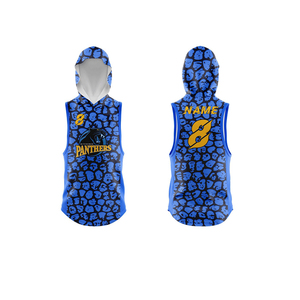 เสื้อฟุตบอล 7v7 คุณภาพสูง พิมพ์ลายแบบซับลิเมชั่น เสื้อฮู้ดแขนกุด OEM เสื้อกล้ามผู้ชาย ระบายอากาศ แห้งเร็ว - Product Image 1