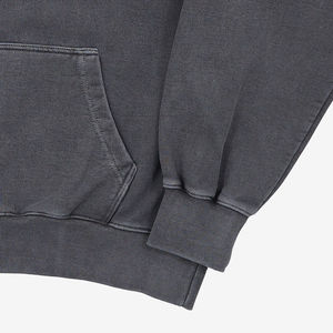 Vente en gros de sweats à capuche vierges personnalisés coupe régulière col à capuche grande taille lavage à l'acide sweats à capuche pour hommes design de logo personnalisé mode de rue - Product Image 5
