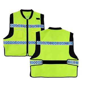 Dẫn an ninh VEST-XL khả năng hiển thị tối đa và an toàn có thể sạc lại pin <span class=keywords><strong>lithium</strong></span> ion với 2 túi phía trước 16 đèn LED sáng - Product Image 5