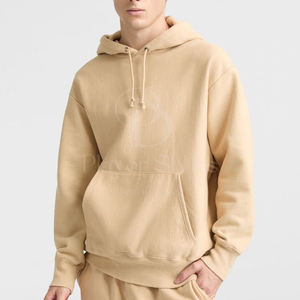 Haute qualité Logo personnalisé hommes 100% coton pull à capuche français éponge vierge surdimensionné pour automne bricolage motif - Product Image 1