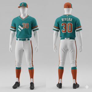 ชุดยูนิฟอร์มเบสบอลพิมพ์ลายตามสั่ง ระบายอากาศได้ดี พร้อมชื่อและหมายเลขส่วนตัว ผลิตจากโพลีเอสเตอร์ 100% แห้งเร็ว คอวี มีกระเป๋า - Product Image 5