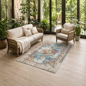 <b>RUGS</b> DEPOT LXDP-0446 Wholesale Multicolor Neutral Marble Effect Digital Printed Machine Washable Chenille Area <b>Rug</b> <b>Non</b> <b>Slip</b> - Product Image 6