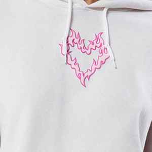 Sudadera Extra Grande para Mujer de Invierno, MOQ Bajo, 100% Algodón, Transpirable, Ecológica, con Impresión de Logotipo Personalizado, Hombros Caídos, OEM - Product Image 4