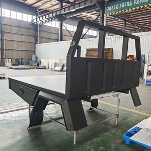Vasca per Pickup in Alluminio Rinforzato con Pianale Piatto, Cassetta Portautensili Sottoscocca e Pannello Anteriore OEM ODM - Product Image 6