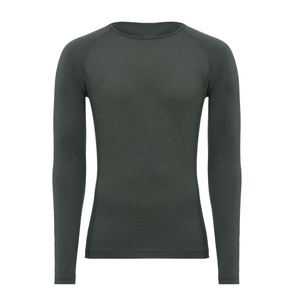 <b>Mens</b> Fitness Wear Jogging Compression <b>Base</b> <b>Layer</b> Top Long Sleeve T Shirt Spandex/Cotton 200g Sports Gear Gym Workout - Product Image 5