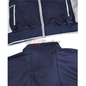 Vente en gros sur mesure Survêtement de sport respirant à fermeture éclair complète pour hommes, bonne qualité, décontracté, sport, jogging, vêtements de sport, tarif de gros OEM - Product Image 5