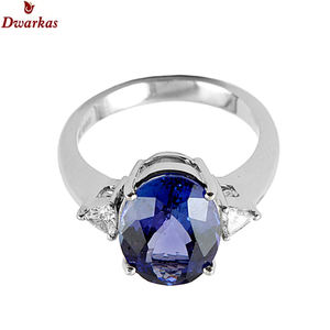 Excellent quality <b>fashion</b> <b>jewellery</b> 925 sterling silver tanzanite CZ multi gemstone rings for women wedding parties gift - Product Image 3