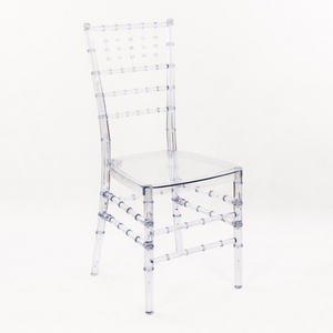 Vente en gros Chaise de mariage Chiavari transparente en plastique acrylique pour événement et repas - Product Image 4