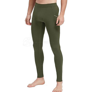 Taille haute hommes Gym formation Leggings nouvelle qualité pantalons de Yoga fermeture élastique imprimé Polyester Spandex coton matériel tricoté - Product Image 2