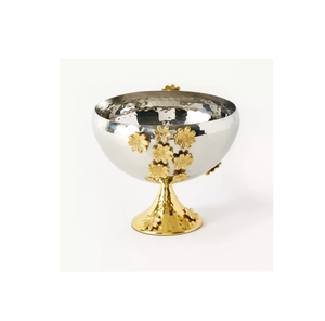Brass <b>Bowl</b> Stand <b>with</b> <b>Lid</b> Leaf Design Hotel and Restaurant Use Available at Best Wholesale Price From Indian and Manufacturer - Product Image 6