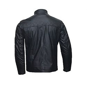 <b>Men</b> <b>Bomber</b> <b>Jacket</b> Distressed Customized Genuine Sheep Leather with Zipper Closure Winter Parka Waterproof Windproof - Product Image 6