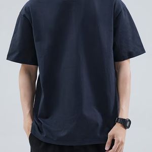 T-shirt en coton unisexe de haute qualité avec logo personnalisé, étiquette imprimée, pré-rétréci, lavé personnalisé, T-shirt d'été - Product Image 4