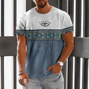 Mens New Vintage <b>Tshirts</b> Summer Short Sleeve Tee Shirts Fashion Casual <b>Tshirt</b> Custom Sublimation Printing <b>Tshirt</b> - Product Image 3