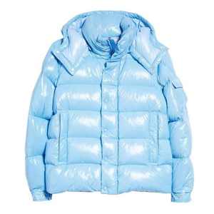 Blouson d'Hiver Rouge Homme Grande Taille de Créateur en Nylon Matelassé Imperméable Col Montant à Fermeture Éclair — Haute Qualité en Stock - Product Image 1