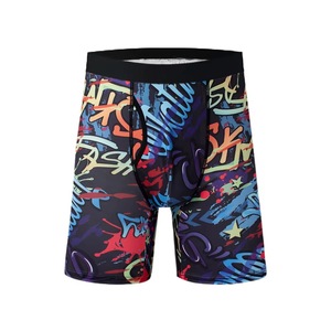 <span class=keywords><strong>Boxer</strong></span> da <span class=keywords><strong>Uomo</strong></span> Personalizzati Senza Pieghe con Logo del Marchio, Stampa Digitale 3D, Costume da Bagno, Taglie Grandi, Intimo di Design - Product Image 3