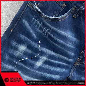 Pantalones vaqueros de mezclilla para mujer de nuevo estilo hechos en poliéster algodón pantalones vaqueros de cintura alta para mujer - Product Image 6