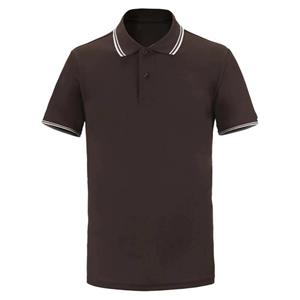 Nouvelle marque personnalisée conçue pour hommes à manches courtes Polo de golf T-Shirt Style formel 100% coton respirant éponge impression o-cou mèche - Product Image 1