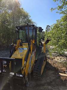 Chargeuse-pelleteuse sur pneus JCB 1CX d'occasion 2022, équipement de construction compact, jaune - Product Image 2
