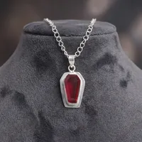 Pendentif classique en laiton en gros, pierres précieuses de guérison, tourmaline rose, taille cercueil, serti clos, pour femme, plaqué argent, tiers