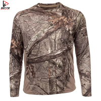 Camo chemises vêtements de chasse léger Performance Sublimation extérieur chemises à manches longues pour hommes 2024