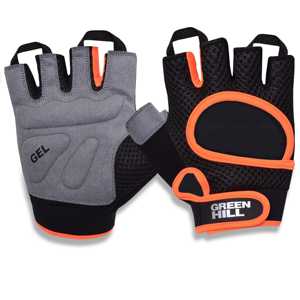 Gants de fitness demi-doigts en gel de silice et polyester, respirants et confortables pour la musculation, la pêche, les activités de plein air et l'haltérophilie - Product Image 1