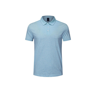 เสื้อโปโลสำหรับผู้ชายดีไซน์ใหม่สีต่างกันพิมพ์โลโก้ตามสั่ง - Product Image 4