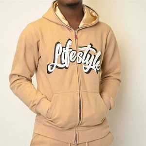 เสื้อฮู้ดดี้ผ้าฟลีซผสมโพลีเอสเตอร์/คอตตอน แบบสั่งทำจากโรงงาน ไซส์ XL กระเป๋าแบบจิงโจ้ ซับในผ้าไหม ลายปักดิจิทัล สำหรับฤดูหนาว - Product Image 5