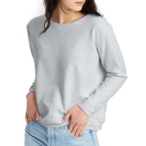 NUEVA sudadera Mujer Casual Sólido Manga larga Top Pullover sudadera Invierno Mujer Sudadera de algodón para mujer - Product Image 4