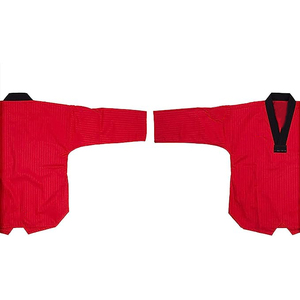 100% coton unisexe vêtements d'entraînement décontracté confortable léger séchage rapide respirant Arts martiaux Taekwondo uniforme pour adultes - Product Image 4