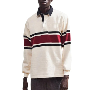 Logo personnalisé, étiquettes privées, prix de gros, tricot respirant, décontracté, imprimé, couleur unie, forte demande, rugby pour chemises pour hommes - Product Image 1