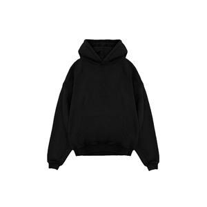 Sudadera con capucha de alta calidad de gran tamaño Drop Shoulder Hoodie Stringless en blanco algodón poliéster Stringless Men Hoodie 2026 - Product Image 3