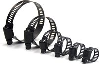 Vente en gros de colliers de serrage réglables de type américain pour Taïwan Système de mesure métrique de radiateur constant en acier inoxydable 201/304