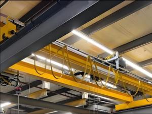 Pont roulant à double poutre de style européen avec PLC Alimentation CA 10 tonnes 20 tonnes 50 tonnes Service lourd - Product Image 6