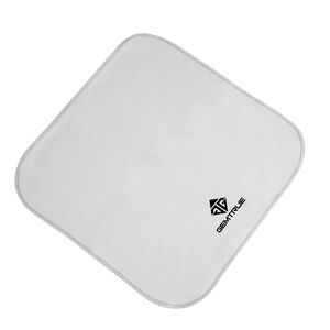 Paño de Pulido para Piedras Preciosas Sueltas, con Logotipo Personalizable, Lavable, Herramienta de Limpieza de Joyería, Color Gris - Product Image 1