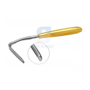Retractor Ergonómico Aufricht con Iluminación de Fibra Óptica, Instrumento de Cirugía Endoscópica de 20 cm - Product Image 2