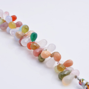 ลูกปัดพลอยเจียระไนทรงหยดน้ำขนาด 8 นิ้ว หลายชนิด สำหรับทำเครื่องประดับชั้นดี - Product Image 5