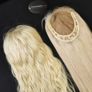 Venta caliente 2025 Topper Handtied 100% Remy Hair Extensiones de cabello Yaki recto virgen de alta calidad Cutícula completa - Product Image 1