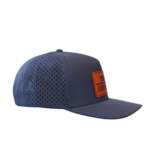 หมวกเบสบอลผ้าฝ้ายพร้อมข้อความสำหรับผู้ชายผู้หญิงกอล์ฟกีฬากลางแจ้งปักโลโก้ยาง5แผง - Product Image 2