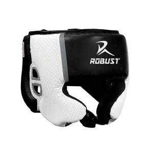 Protector de Cabeza de Cuero para Boxeo - Colores y Tamaños Personalizables, Protección Ajustable de Alta Calidad para Artes Marciales - Product Image 1