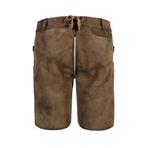 Lederhosen traditionnel bavarois allemand personnalisé 2024, vêtements décontractés pour hommes et garçons, léger, non tissé, taille haute, short - Product Image 2